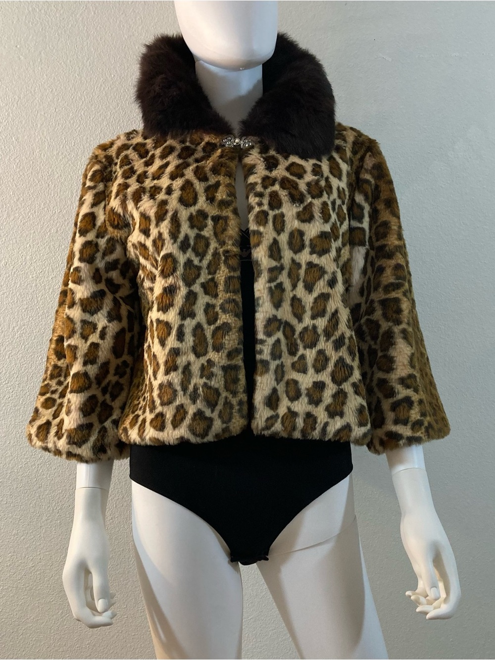 Vintage Betsey Johnson Animal Print Jacket Size Small